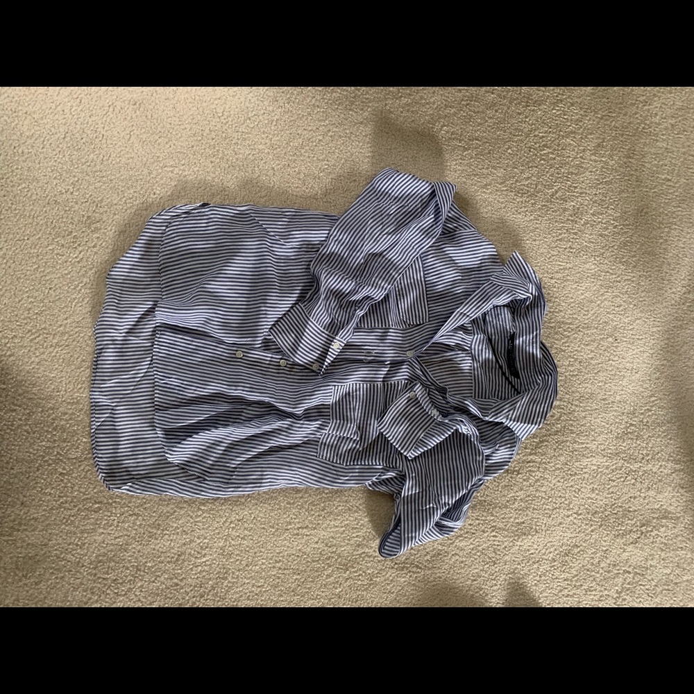 Zara Stripe Button Down
